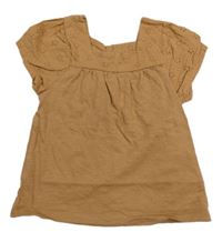 Hnědé tričko s madeirou Nutmeg