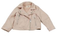 Světlerůžový koženkový křivák H&M