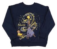 Tmavomodrá mikina s potiskem - Přání George