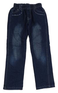 Tmavomodré rifle s flitry 