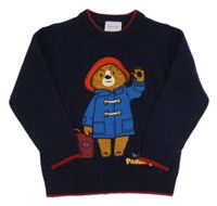 Tmavomodrý svetr s Paddingtonem Nutmeg