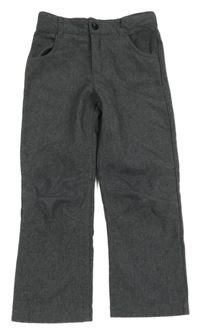 Tmavošedé softshellové kalhoty s kapsami TCM