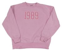 Světlerůžová mikina s číslem Matalan