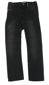 Tmavošedé skinny rifle s prošoupáním zn. Name it