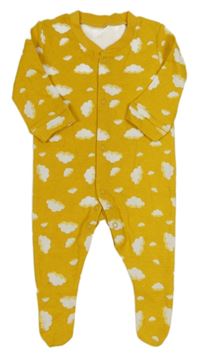 Žlutý overal s mráčky 