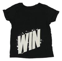 Černé tričko s nápisem George