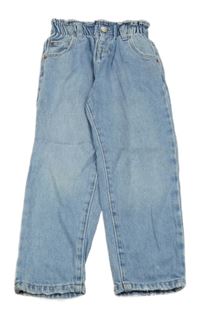 Světlemodré paper bag rifle Zara