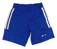 Modré sportovní kraťasy s logem Adidas