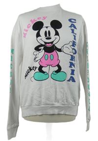 Dámská bílá oversized mikina s Mickeym Disney 