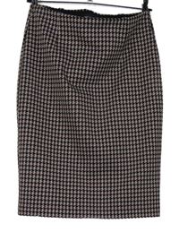 Dámská červeno-černá vzorovaná pouzdrová sukně M&S