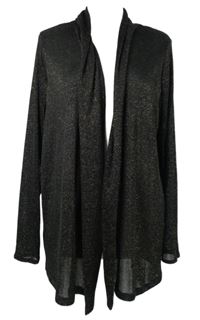 Dámský černo-zlatý třpytivý úpletový cardigán M&S