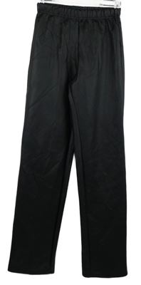 Dámské černé potažené kalhoty 