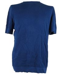 Pánské tmavomodré pletené tričko COS 