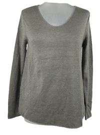 Dámský hnědý lehký svetr 