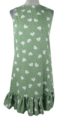 Nové - Dámské světlezelené srdíčkované šaty Emery Rose 