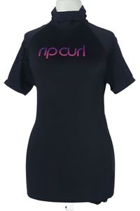 Dámské černé UV tričko s nápisem RipCurl 