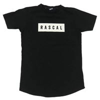 Černé tričko s logem RASCAL