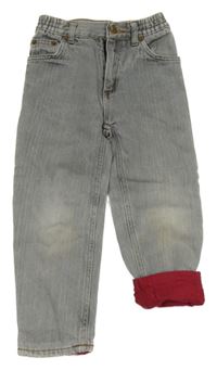 Světlešedé podšité rifle 