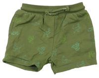 Khaki kraťasy s dinosaury George
