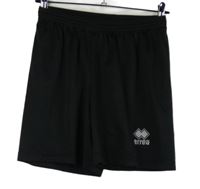 Pánské černé sportovní kraťasy s logem Errea