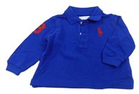 Modré polo triko Ralph Lauren