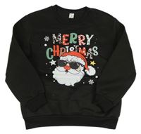 Černá mikina se Santou Shein