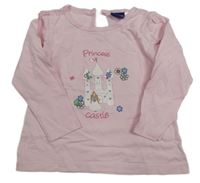 Světlerůžové triko se zámkem Lupilu