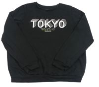 Černá mikina s nápisem zn.Primark