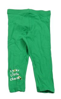 Zelené legíny s nápisem Primark