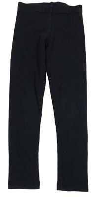 Černé žebrované legíny F&F