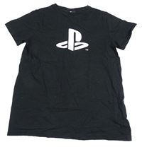 Černé tričko PlayStation
