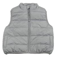 Šedá šusťáková zateplená vesta St. Bernard 