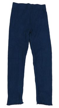 Petrolejové žebrované legíny Lily & Dan