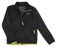 Černo-vzorovaná propínací sportovní mikina Icepeak 