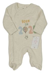 Nové - Smetanová overal s nápisem Primark