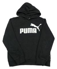 Černá mikina s logem a kapucí PUMA