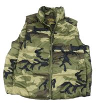 Army prošívaná šusťáková zateplená vesta ZARA