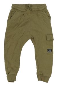 Khaki turecké tepláky s kapsou Next