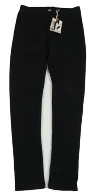 Nové - černé teplákové zateplené legíny L&D