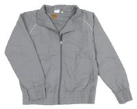 Šedá šusťáková funkční bunda crane