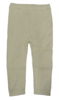 Smetanové žebrované kamaše George