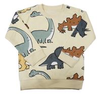 Vanilková mikina s dinosaury Nutmeg