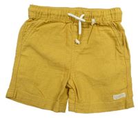 Okrové chino kraťasy Matalan