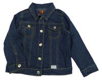 Tmavomodrá riflová bunda