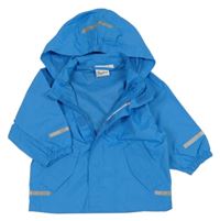 Modrá šusťáková nepromokavá bunda s kapucí Impidimpi