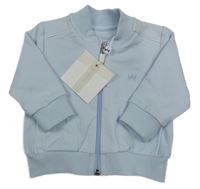 Nové - Světlemodrá propínací mikina Gymp