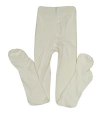 Bílé punčocháče