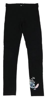 Černé legíny se Stitchem Disney