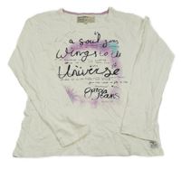 Smetanové triko s nápisem Garcia