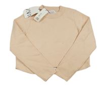 Nové - Meruňkový crop svetr Zara